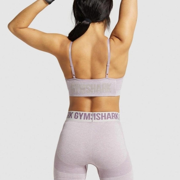 (3 Pcs Set) Gymshark Gym Set:Biker Shorts + Sports Bra & Leggings - Picture 4 of 16